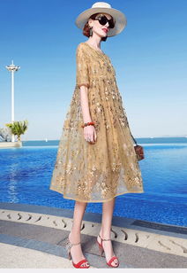 零庫存代賣模式下，如何高效進(jìn)貨歐奈拼接連衣裙